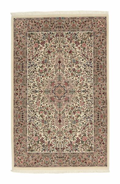  Persischer Ilam Sherkat Farsh Seide Teppich 104X164 Braun/Orange (Wolle, Persien/Iran)