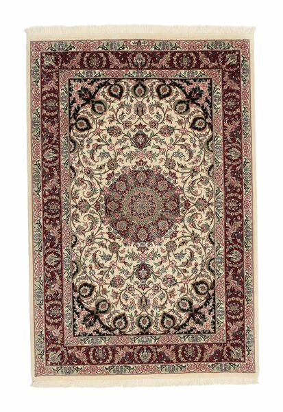 Tappeto Ilam Sherkat Farsh Di Seta 102X155 Marrone/Nero (Lana, Persia/Iran)