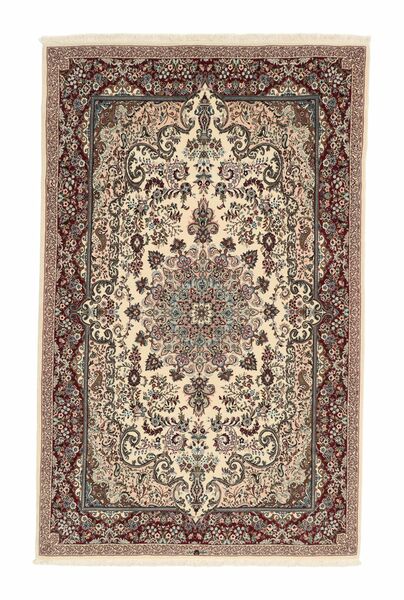  108X170 Medallion Small Ilam Sherkat Farsh Silk Rug Wool