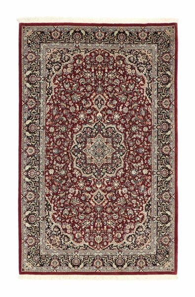  Persialainen Ilam Sherkat Farsh Silkki Matot 105X168 Ruskea/Musta