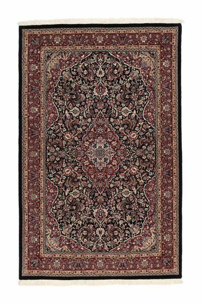  Persisk Ilam Sherkat Farsh Silke Teppe 103X160 Svart/Brun (Ull, Persia/Iran)