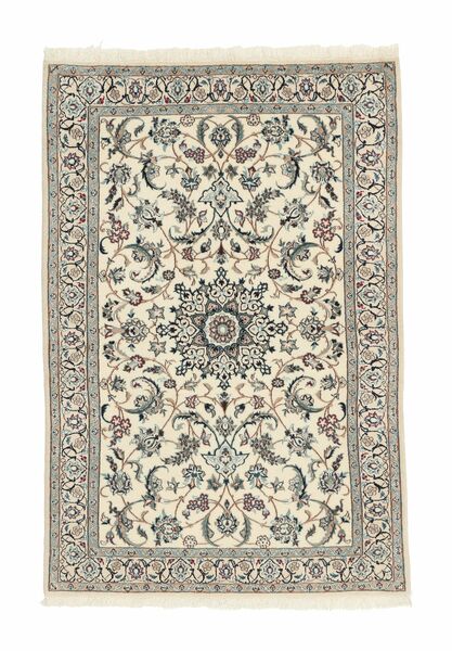  98X145 Nain 6La Rug Yellow/Brown Persia/Iran