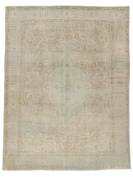 288X377 Colored Vintage Matot Matto Moderni Oranssi/Keltainen Isot (Villa, Persia/Iran)