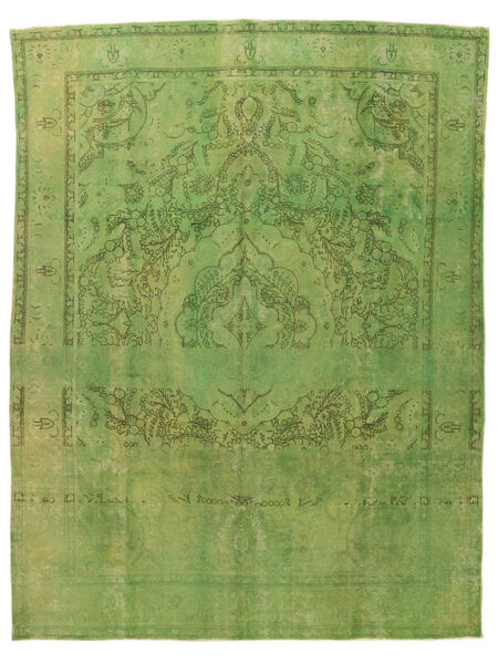  290X380 Colored Vintage Covor Verde/Verde Închis Persia/Iran
