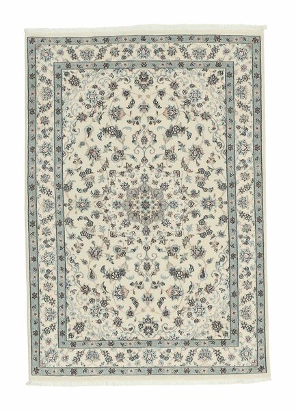  110X160 Nain 6La Rug Green/Dark Green Persia/Iran