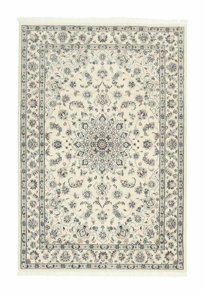 Nain 6La Rug 110X160 Dark Green/Green Wool, Persia/Iran