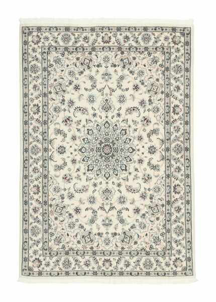  Persian Nain 6La Rug 107X160 Green/Dark Green (Wool, Persia/Iran)