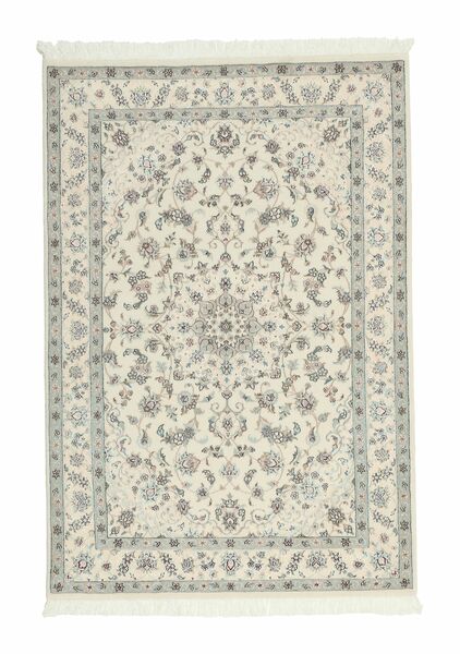  Persian Nain 6La Rug 110X160 Green/Yellow