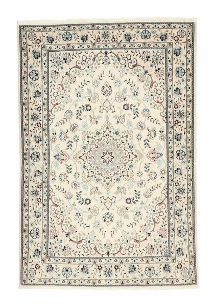 Nain 6La Vloerkleed 90X135 Geel/Beige Wol, Perzië/Iran