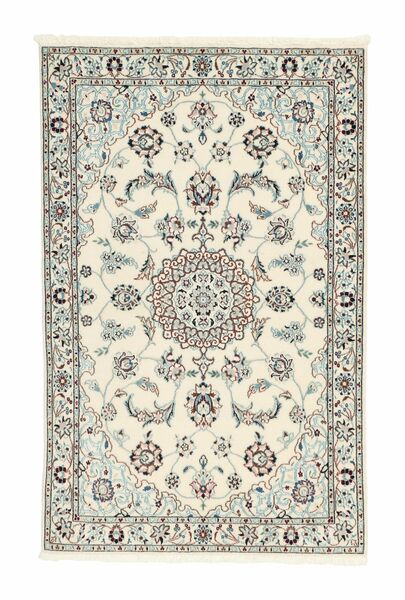  80X126 Nain 6La Teppe Gul/Beige Persia/Iran