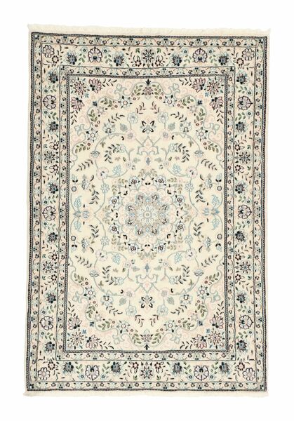  87X130 Nain 6La Rug Yellow/Green Persia/Iran