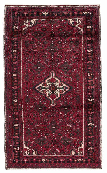  164X278 Hamadan Rug Runner
 Black/Dark Red Persia/Iran