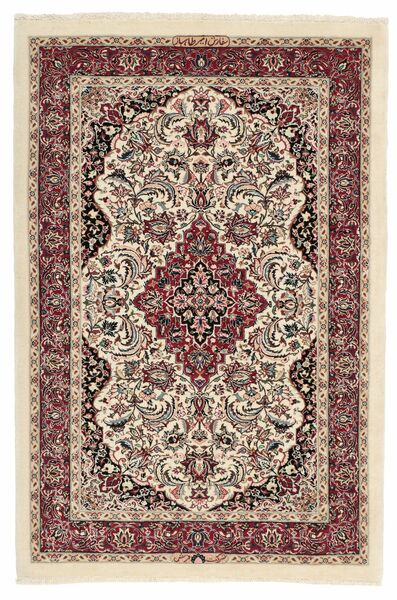  90X133 Medallion Small Ilam Sherkat Farsh Silk Rug Wool