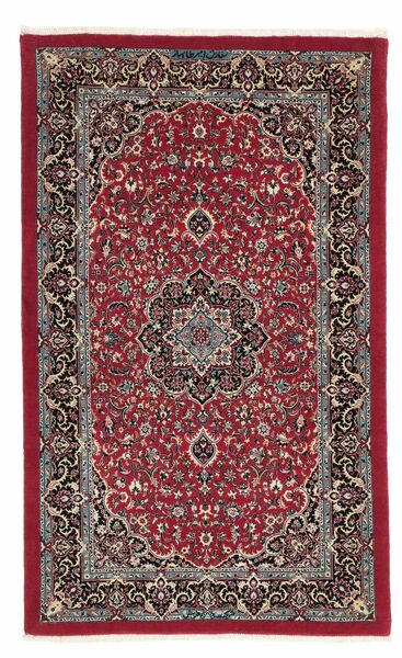  Persan Ilam Sherkat Farsh Mătase Covor 80X137 Dark Red/Negru