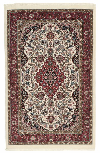  Ilam Sherkat Farsh Silkki Matot 83X132 Persialainen Villamatto Musta/Tummanpunainen Pieni Matto