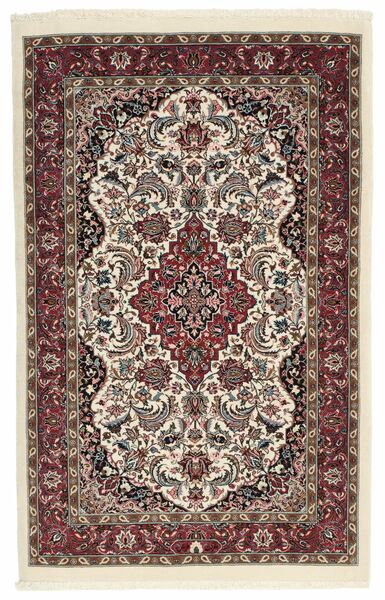  Ilam Sherkat Farsh Silkki Matot 87X132 Persialainen Villamatto Musta/Tummanpunainen Pieni Matto