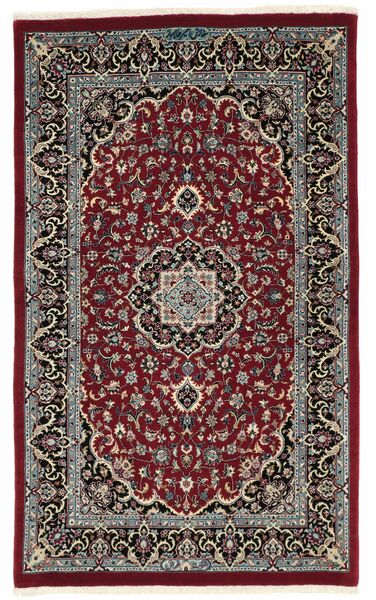  80X128 Ilam Sherkat Farsh Silk Rug Black/Brown Persia/Iran