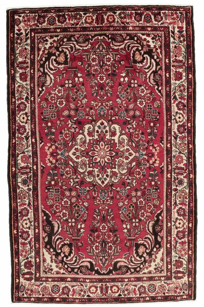  Persian Hamadan Rug 165X263 Dark Red/Black