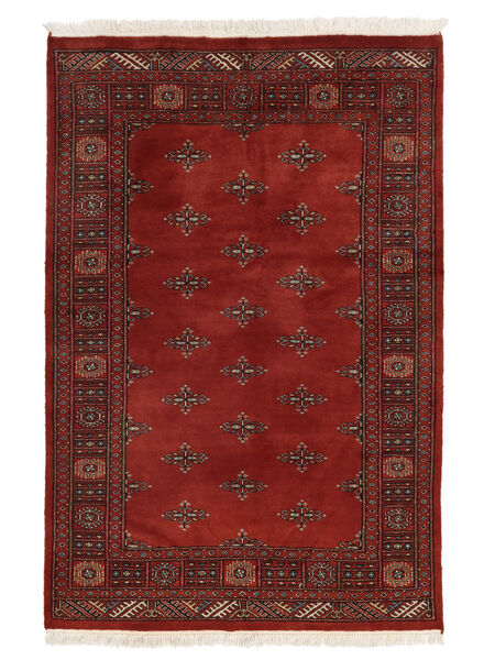  Pakistan Bukhara 2Ply Covor 124X185 Lână Dark Red/Negru Mic Carpetvista