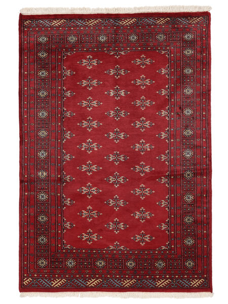 Tappeto Pakistan Bukara 2Ply 126X182 Rosso Scuro/Nero (Lana, Pakistan)