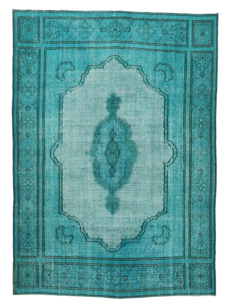 Tappeto Persiano Colored Vintage 298X408 Petrolio Scuro/Petrolio Grandi (Lana, Persia/Iran)