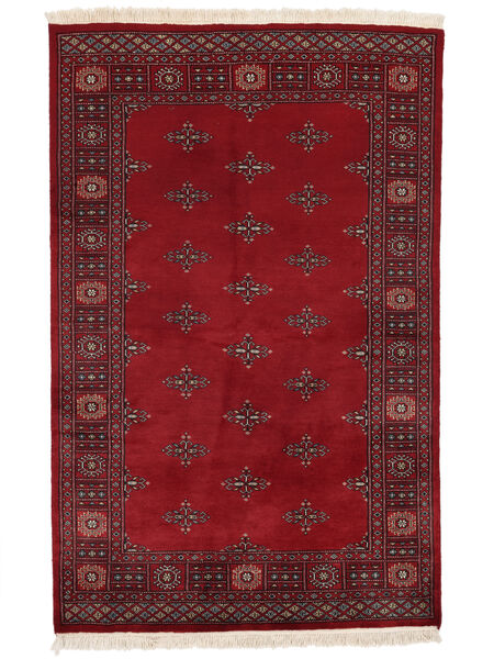  Pakistan Bokhara 2Ply Rug 124X193 Dark Red/Black Carpetvista