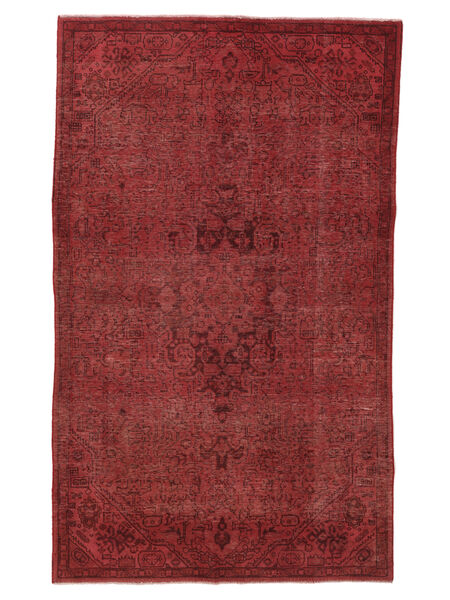 150X250 Alfombra Colored Vintage Moderna Rojo Oscuro/Negro (Lana, Persia/Irán)