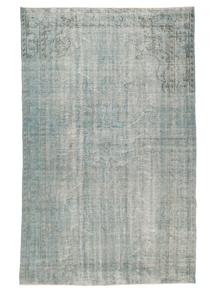 189X299 Alfombra Colored Vintage - Turkiet Moderna Gris/Gris Oscuro (Lana, Turquía)