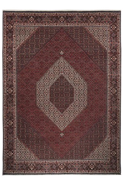 256X352 Bidjar Takab/Bukan Teppich Orientalischer Schwarz/Dunkelrot Großer (Wolle, Persien/Iran)