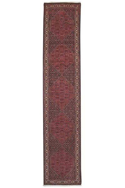 83X403 Bidjar Takab/Bukan Rug Oriental Runner
 Dark Red/Black (Wool, Persia/Iran)