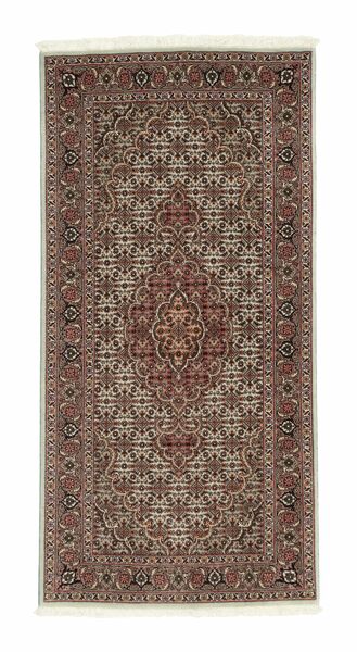  Persialainen Tabriz 50 Raj Matot 68X139 Ruskea/Musta