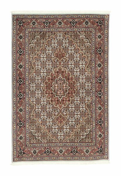  Tabriz 50 Raj Covor 80X122 Persan Lână Maro/Negru Mic