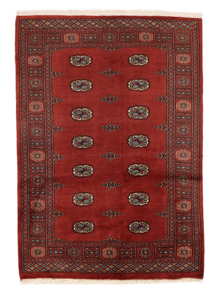 125X177 Tappeto Orientale Pakistan Bukara 2Ply Rosso Scuro/Nero (Lana, Pakistan) Carpetvista