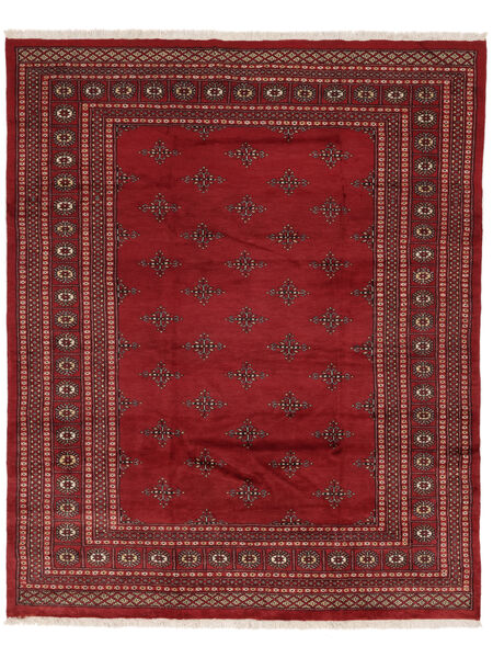 Pakistan Bokhara 2Ply Rug 199X245 Dark Red/Black Wool, Pakistan Carpetvista