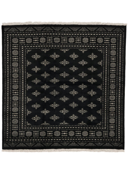  Pakistan Bokhara 2Ply Rug 202X204 Black/Dark Yellow Carpetvista