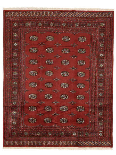 Pakistan Bokhara 2Ply Tæppe 201X251 Mørkerød/Sort Uld, Pakistan Carpetvista