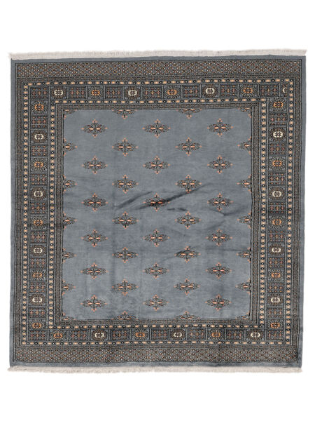 200X210 Dywan Pakistański Bucharski 2Ply Orientalny Kwadratowy Ciemnoszary/Czarny (Wełna, Pakistan ) Carpetvista