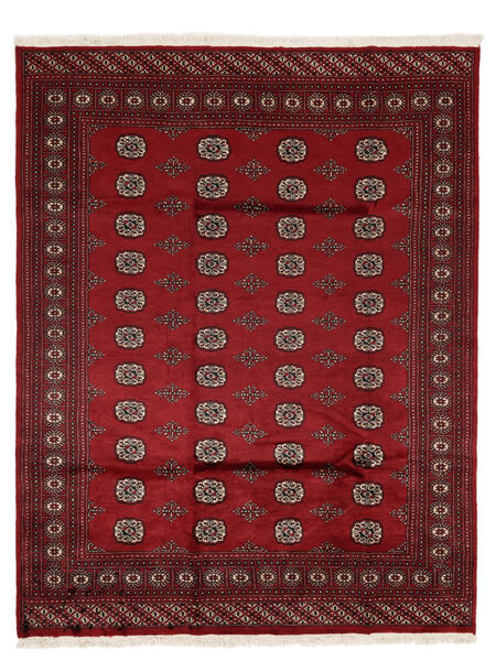  198X253 Medalionowy Pakistański Bucharski 2Ply Dywan Wełna, Carpetvista