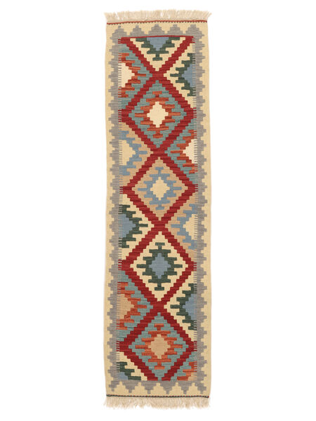  Perzsa Kilim Qashqai Szőnyeg 58X204 Barna/Sötétpiros Carpetvista