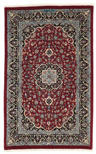  80X125 円形 小 Ilam Sherkat Farsh シルク 絨毯 ウール