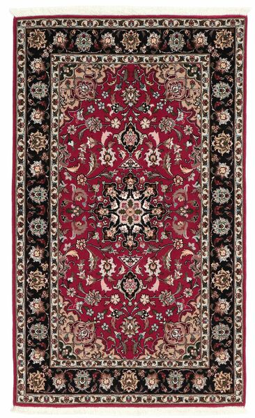  Persian Tabriz 50 Raj Rug 80X130 Black/Dark Red (Wool, Persia/Iran)