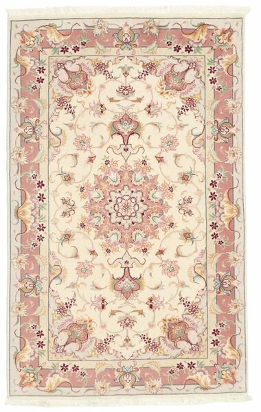  Täbriz 50 Raj 77X123 Persischer Wollteppich Beige/Braun Klein