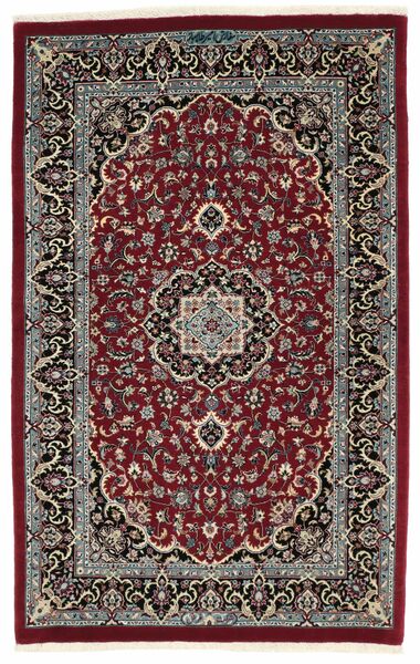  80X135 Medallion Small Ilam Sherkat Farsh Silk Rug Wool