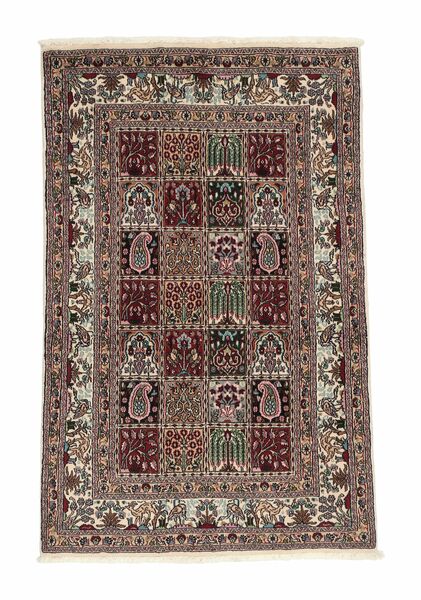 Alfombra Moud 97X155 Marrón/Negro (Lana, Persia/Irán)