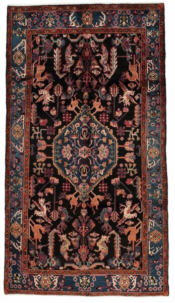  170X300 Nahavand Rug Runner
 Black/Dark Red Persia/Iran