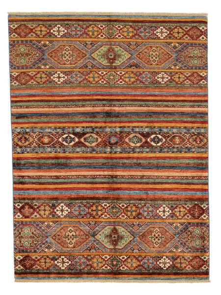  151X203 Shabargan Vloerkleed Bruin/Donkerrood Afghanistan Carpetvista