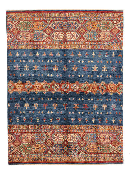 Shabargan Teppich 160X209 Dunkelrot/Dunkelblau Wolle, Afghanistan Carpetvista