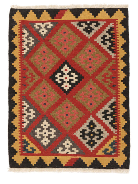  Persan Chilim Ghashghai Covor 85X113 Dark Red/Maro Carpetvista