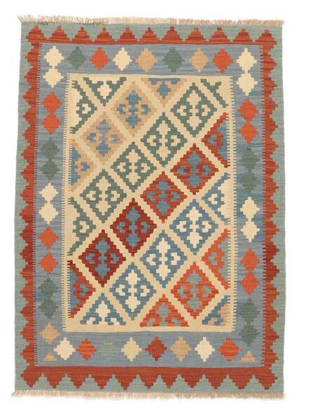  124X170 Kelim Ghashghai Vloerkleed Donkerrood/Donkergrijs Perzië/Iran Carpetvista