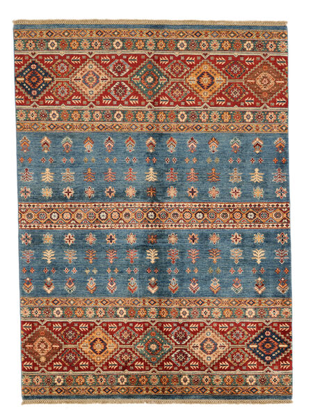  Shabargan Matta 158X217 Brun/Mörkröd Carpetvista